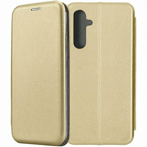 Чехол-книжка Fashion Case для Samsung Galaxy A54 5G A546 золотой накладка пластиковая для samsung galaxy a54 5g a546 с силиконовой окантовкой бирюзовая