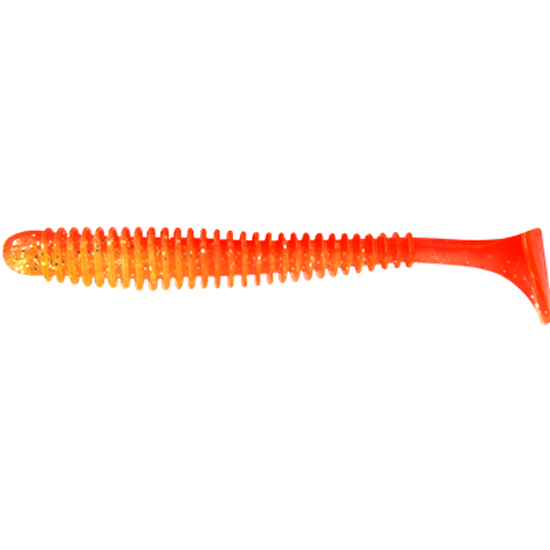 Приманка съедобная Allvega Skinny Tail 7,5см 2,5г (7шт.) цвет orange back silver flake