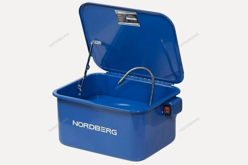 Изображение товара Установка для мойки деталей для автосервиса с электрическим насосом, объем 19 л NORDBERG