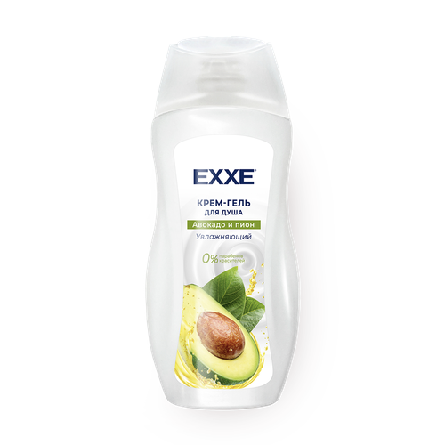 Крем-гель для душа Exxe увлажняющий авокадо и пион exxe увлажняющий крем гель для душа авокадо и пион 400 мл