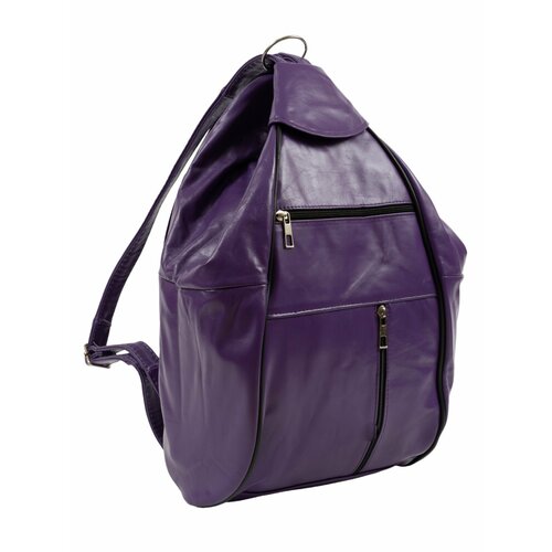 фото Рюкзак , фактура гладкая, фиолетовый unvers leather istanbul