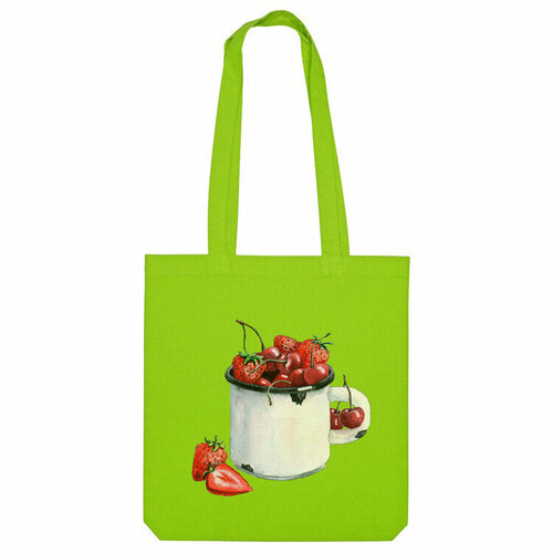 фото Сумка шоппер us basic, зеленый