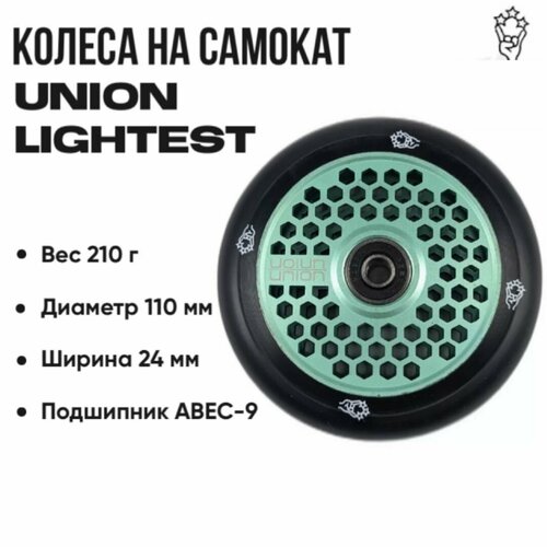 фото Колесо для трюкового самоката union lightest pro scooter wheel 110mm union scooters