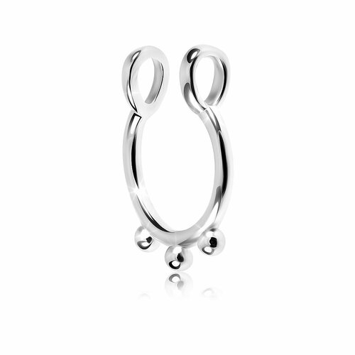 Пирсинг в нос VALTERA серебро 925 проба средний вес 057 гр серебристый 960₽