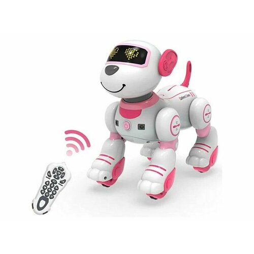 Радиоуправляемый робот-собака Volantex RC Умный друг звук свет танцы розовая EXAC00854P 5586₽