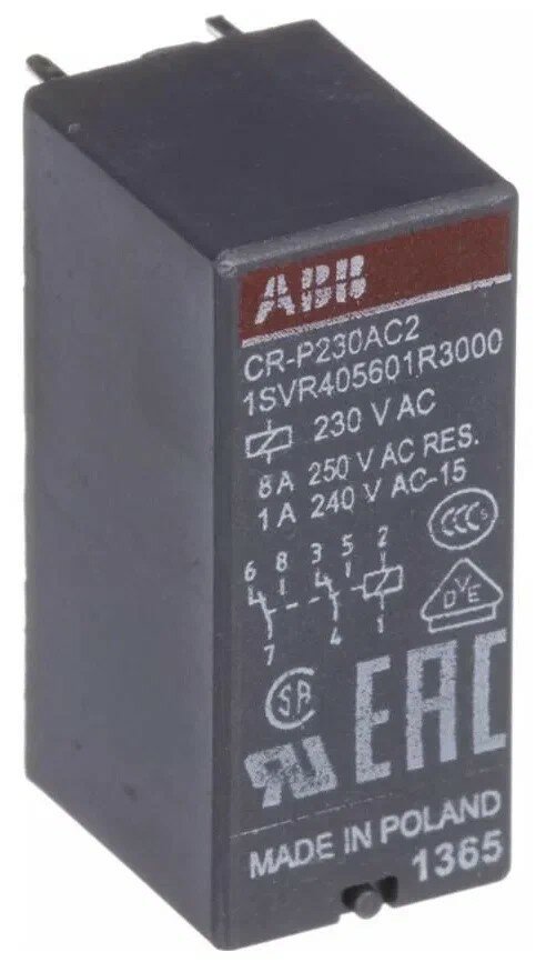 Промежуточное реле ABB 1SVR405601R3000