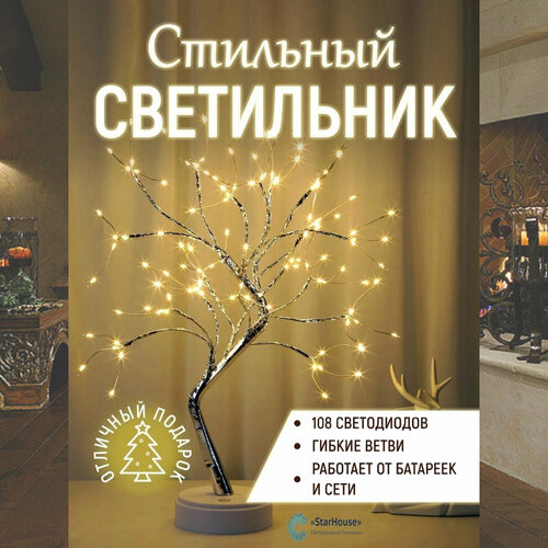 Светодиодный светильник ночник 