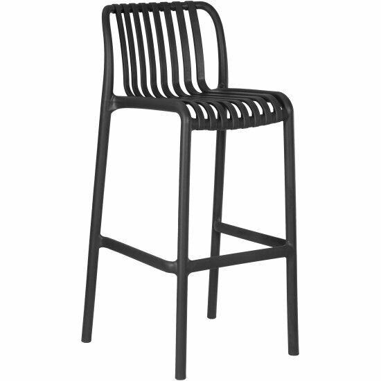 Стул барный Dobrin CHLOE BAR (темно-серый)