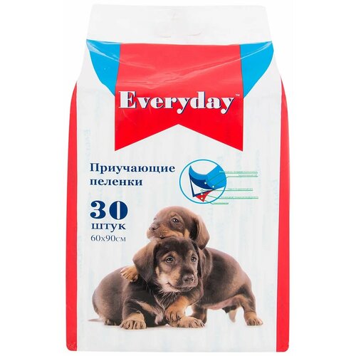 Пеленки впитывающие Everyday для животных гелевые, 60х90 см - 30 шт