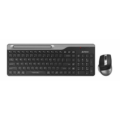 Клавиатура + мышь A4Tech Fstyler FB2535C клав: черный/серый мышь: черный/серый USB беспроводная Bluetooth/Радио slim