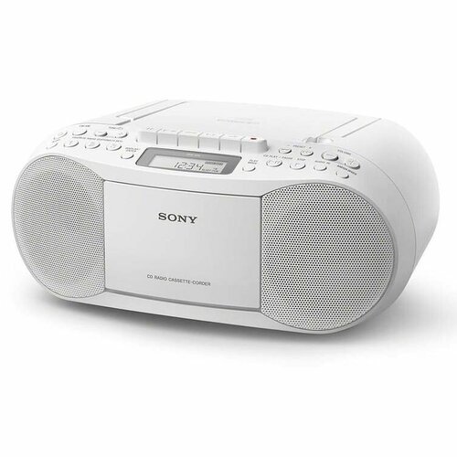 Магнитола Sony CFD-S70 BoomBox, белый CFDS70W. CED