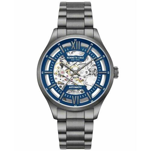 фото Наручные часы kenneth cole automatic kcwgl0027205, синий, серый