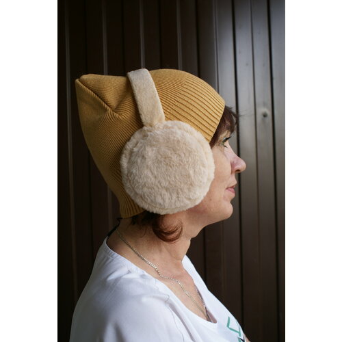 фото Наушники , размер 46/52, бежевый китай