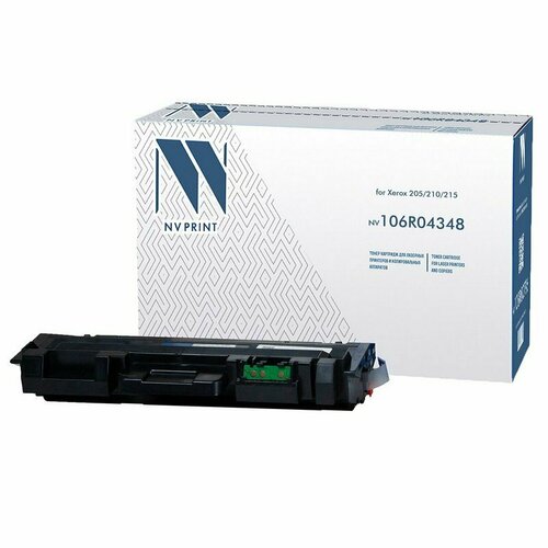 Картридж лазерный NV PRINT (NV-106R04348) для Xerox 205/210/215, ресурс 3000 страниц картридж лазерный nv print nv 106r04348 для xerox 205 210 215 ресурс 3000 страниц