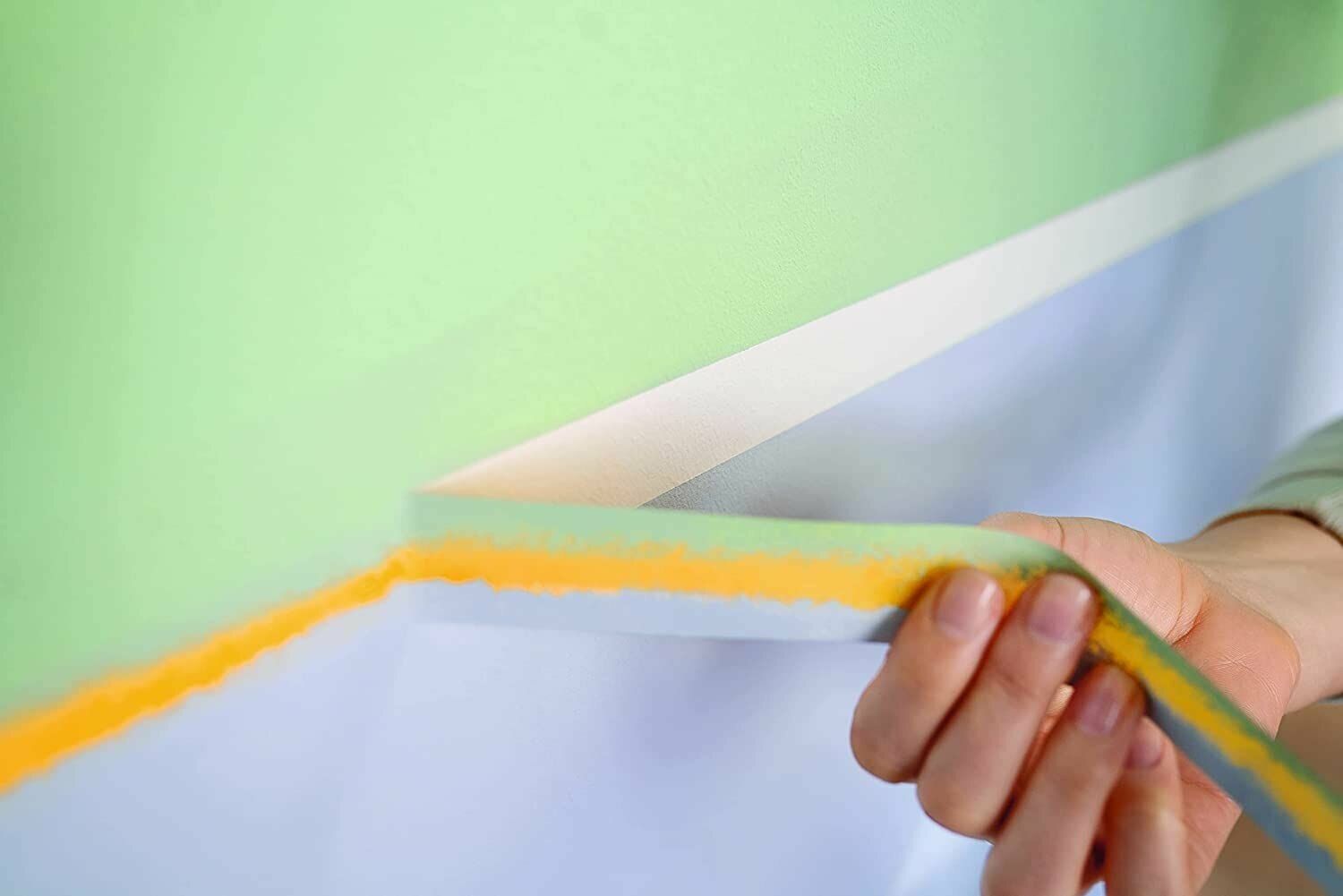 Малярная лента ROLLINGDOG Washi Tape, малярный скотч 36 мм. х 50 м, для четких границ — фото 1