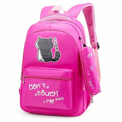 Рюкзак для девочек (CLBD) Dont touch me розовый 45х30х20см арт.594659728390