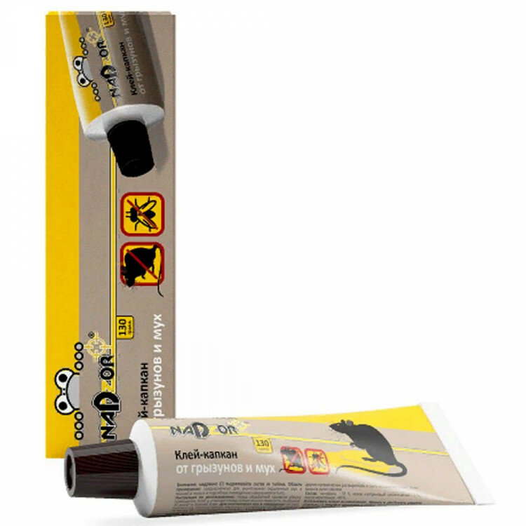 Клей от грызунов и насекомых NADZOR 135г арт. NASA135 (ст.25/50)