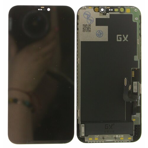 Дисплей для iPhone 12/12 Pro Черный OLED (GX Hard)