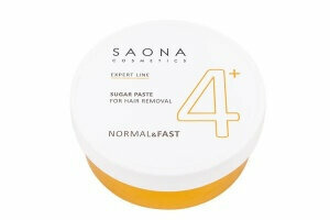 Паста для шугаринга №4+ Нормальная без разогрева (NORMAL&FAST) SAONA Cosmetics Expert Line, 200 гр