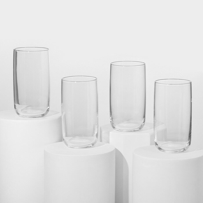 Paşabahçe Набор стеклянных стаканов Iconic, 540 мл, 4 шт