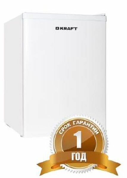 Холодильник KRAFT , однокамерный, белый - фото №1