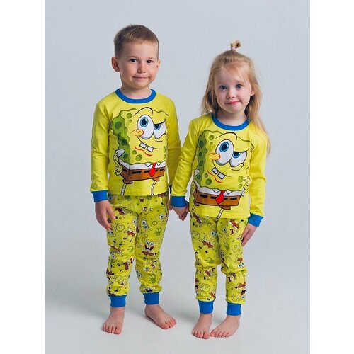 Пижама, размер 98/104, желтый