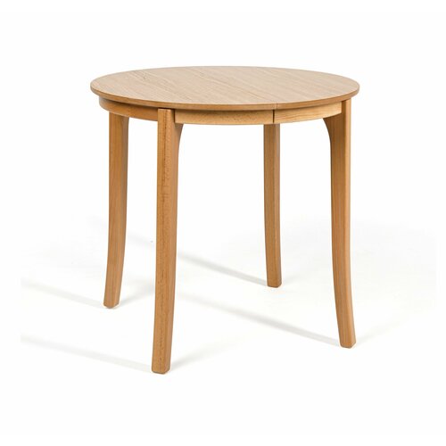 Стол обеденный, круглый раздвижной пайн, диаметр 80 см. Дуб. Сканди