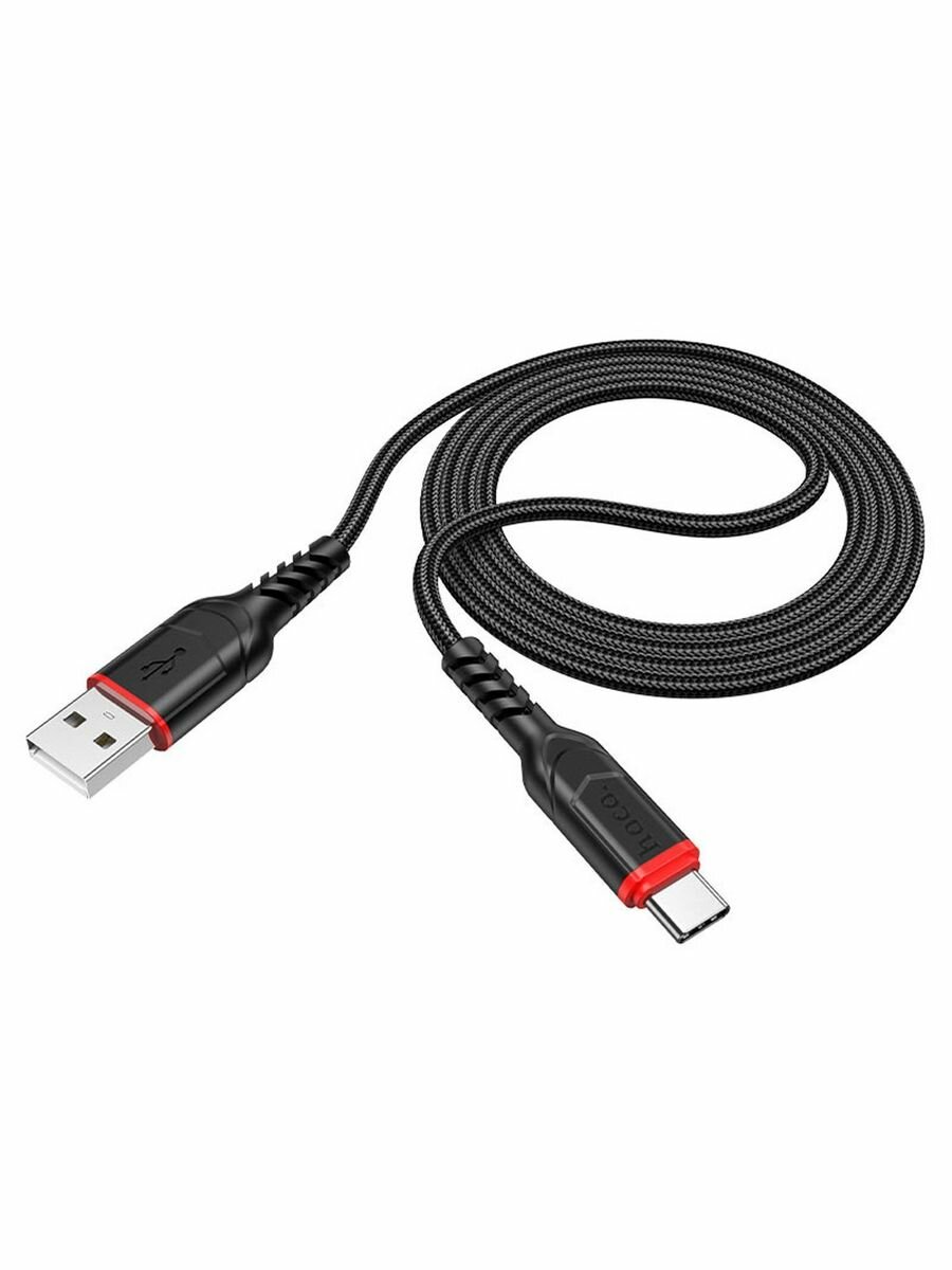 Кабель USB HOCO X59 Victory, USB - Type-C, 3A, 1 м, черный — фото 11