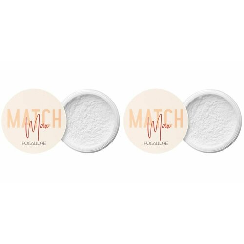 Focallure Пудра для лица рассыпчатая Baking & Setting Loose Powder тон 01, 15 г, 2 уп.