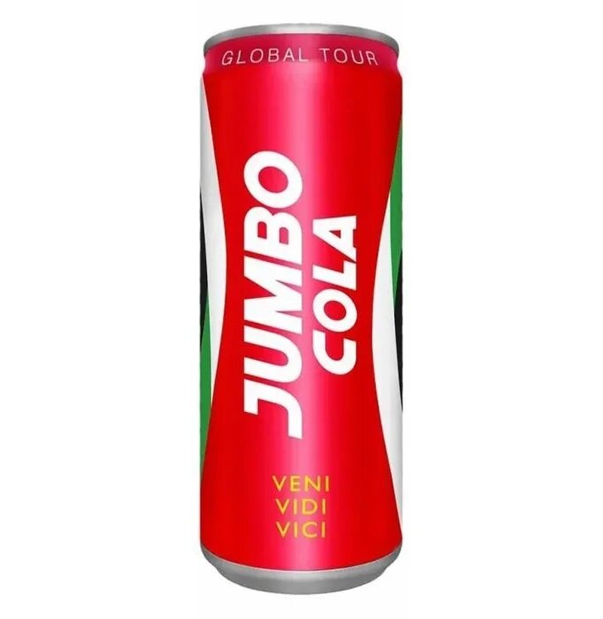 Напиток сильногазированный JUMBO COLA 0,33л Ж\Б * 12 шт