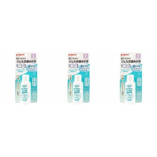 Pigeon Гель для чистки молочных зубов с 6 месяцев 40 мл 3 шт 2158₽