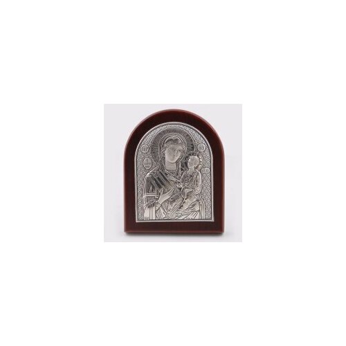 Икона БМ Одигитрия 7х9 EK-2 DB/MP-005 деревянная основа, метал. ножка #168044 икона богородица с ангелами 7х9 ek 302 da деревянная основа 168027