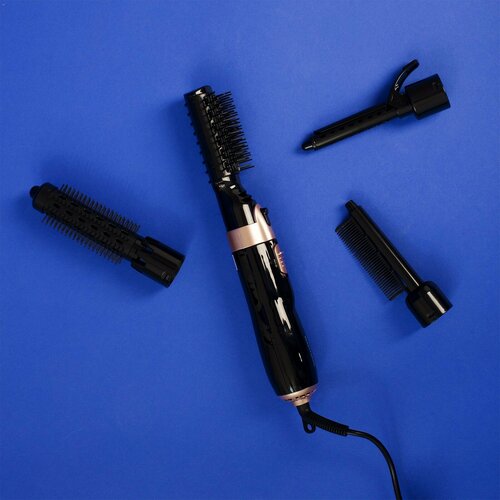 Фен-щётка Luazon LFS-02 1400 Вт 2 скорости 4 насадки чёрная 213000₽