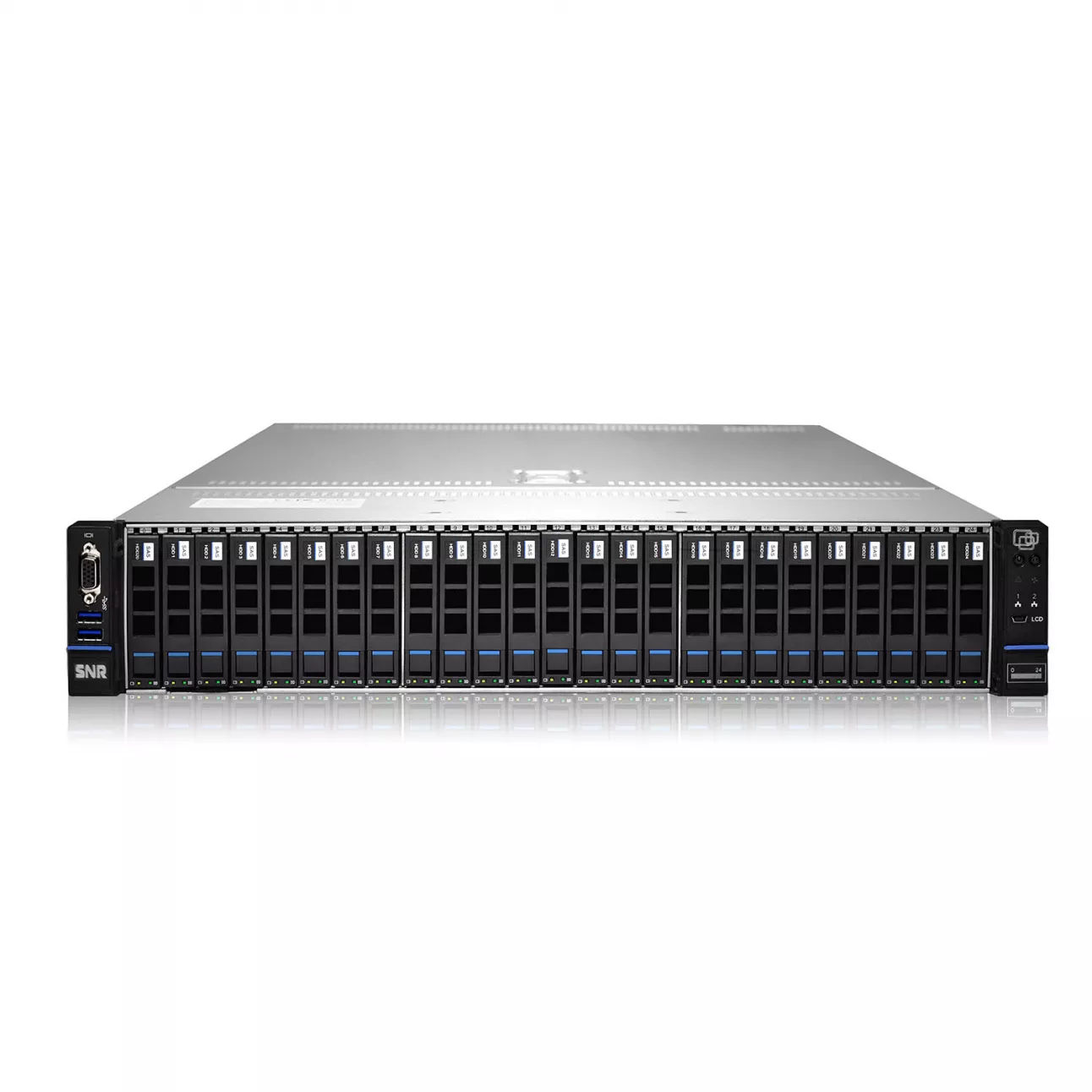 Серверная платформа SNR Rack 2U2xXeon FCLGA4189(upto 270TDP)32xDDR4/3200MHz(upto 12TB)25xHDD SFF SATA/SAS noRAID3xPCix8 riser2x1GBaseT2x800W