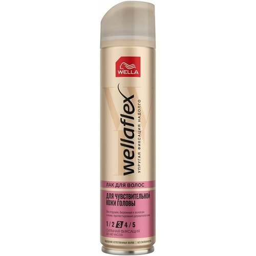 Wella / Лак для волос Wellaflex Без запаха Сильная фиксация 250мл 1 шт