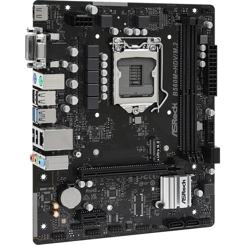 Материнская плата Asrock B560M-HDVM2 LGA 1200 B560 2xDDR4 VGA DVI-D HDMI mATX 849000₽