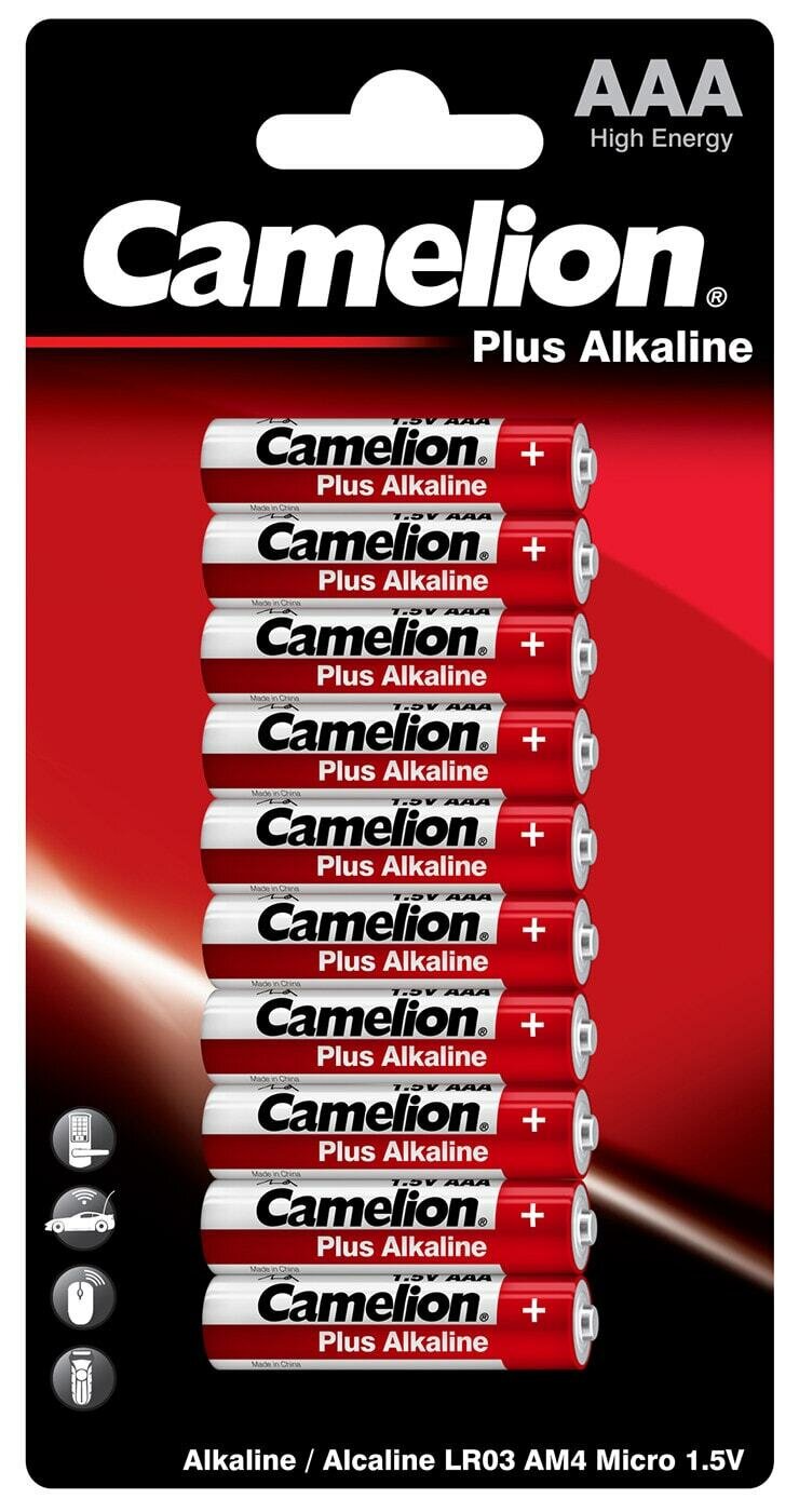 Батарейки Camelion Plus Alkaline ААА 10шт - фото №3