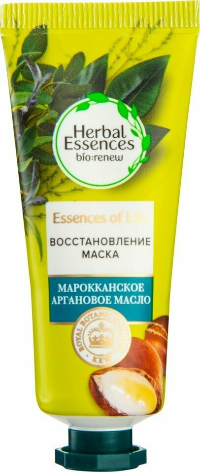 Маска-концентрат для волос Herbal Essences "Восстановление" с марокканским аргановым маслом, 25мл - фото №6