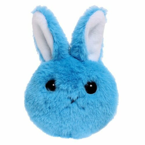 фото Мягкая игрушка-брелок «зайчик», цвет голубой, 14 см (комплект из 7 шт) fixsitoysi