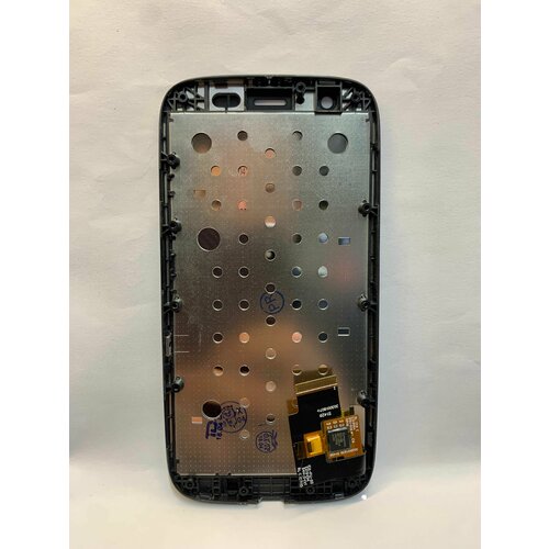 Дисплей для Motorola Moto G с тачскрином в рамке черный (модуль)
