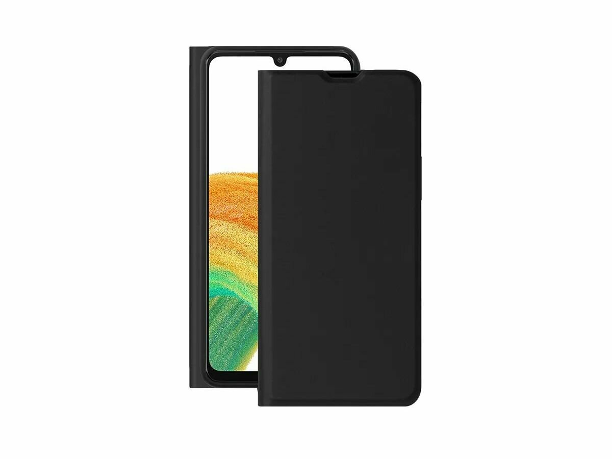 Чехол-книжка Deppa для Samsung Galaxy A33 5G, термополиуретан, черный - фото №10
