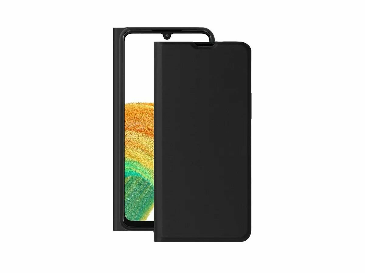 Чехол Book Cover Deppa Silk Pro для Samsung Galaxy A33, синий - фото №10