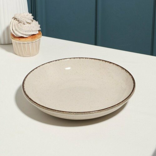 Салатник «Pearl», d=21 см, 700 мл, бежевый, фарфор (комплект из 2 шт)