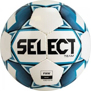 Футбольный мяч SELECT TEAM V23 Basic Fifa, бел/син/чер, 5