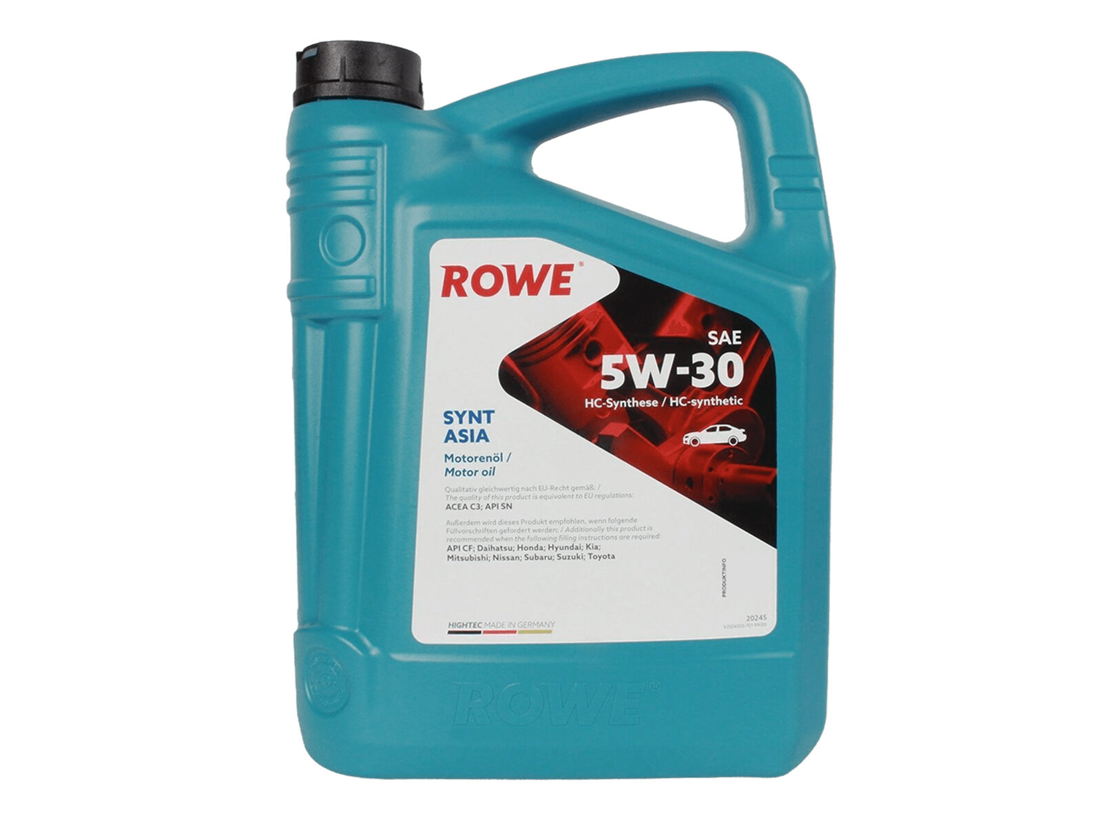 Масло моторное ROWE SYNT ASIA 5W30 4л