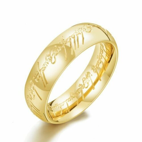 Кольцо Кольцо всевластия, размер 18, желтый кольцо всевластия 18