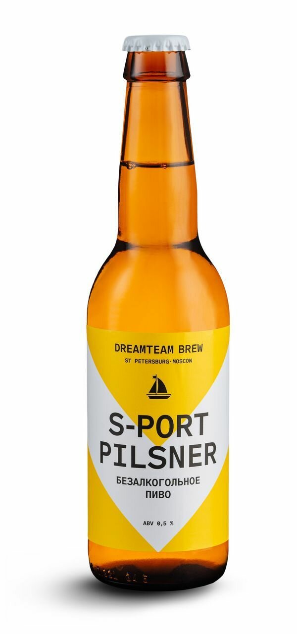 Пиво безалкогольное S-Port Pilsner, Dreamteam Brew, 330мл