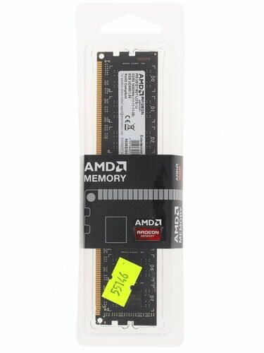 Модуль памяти DDR3 8GB AMD 1600MHz, PC3-12800, CL11, 1.5V, Non-ECC, Retail - фото №19