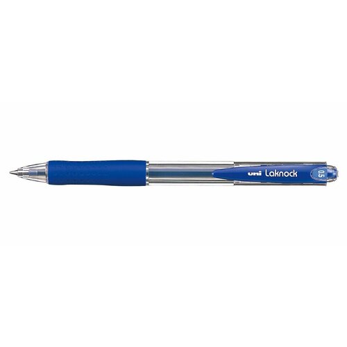 Шар. автомат. ручка Laknock SN-100, синий, 0.5 мм. 3 шт. дисплей шариковых ручек uni laknock sn 100 30 штук