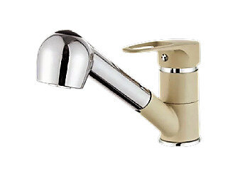 фото Смеситель для кухни однорычажный Feinise с выдвижной лейкой